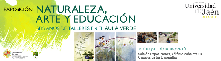 Cartel de la exposición naturaleza, arte y educación